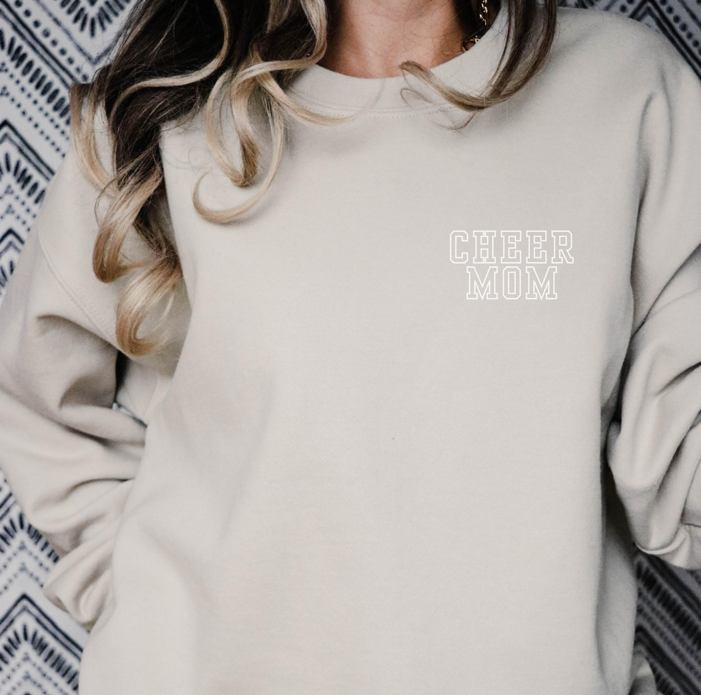 cheerleading word search sweatshirt