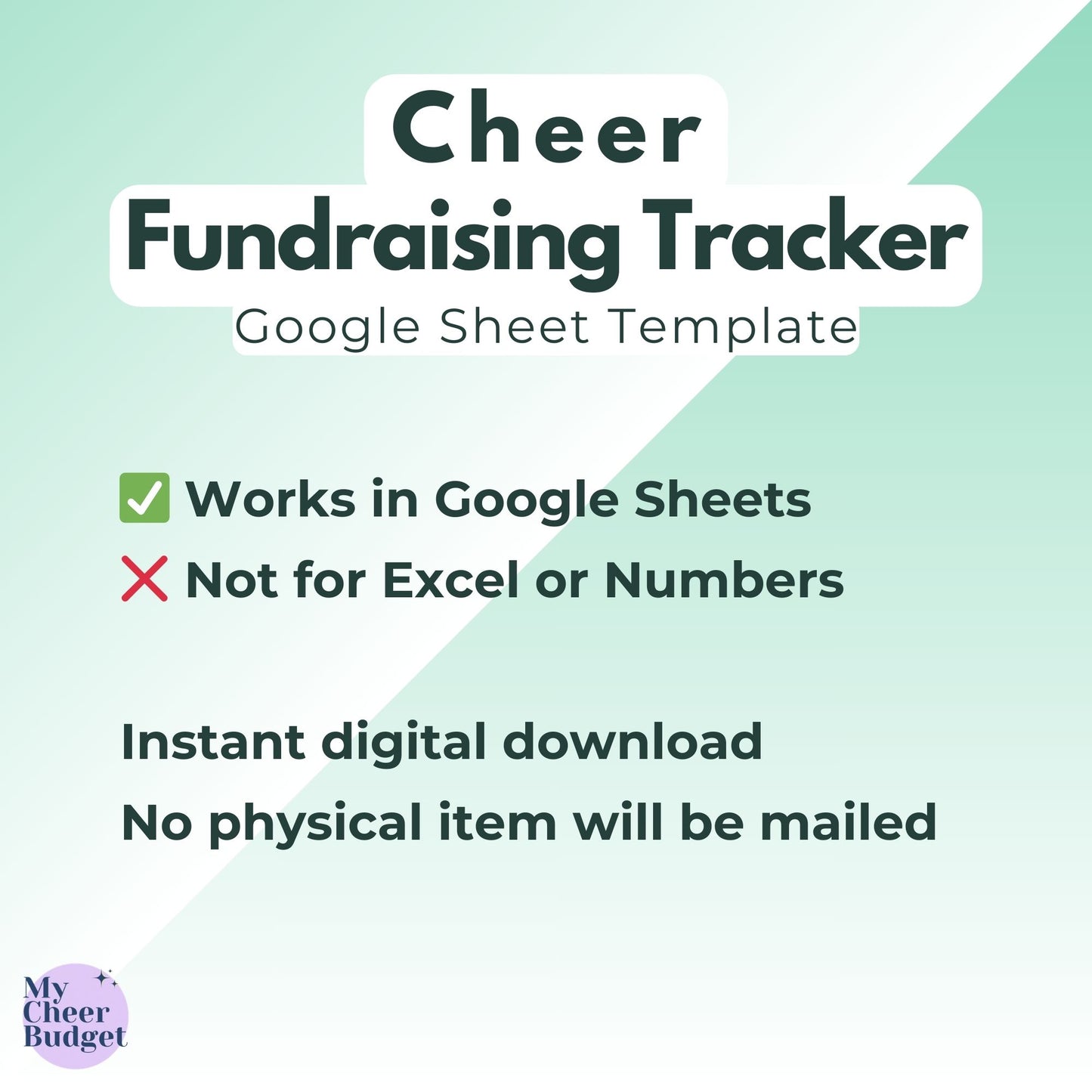 Fundraising Tracker, Forest | Google Sheets Template