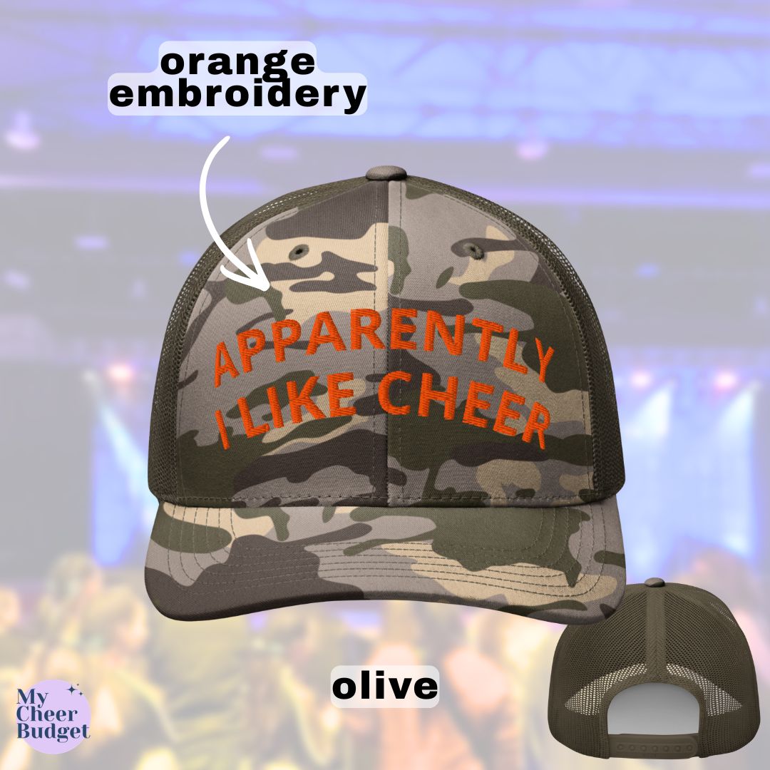 Apparently I Like Cheer | Embroidered Trucker Hat