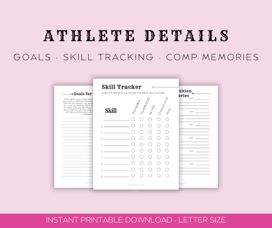 printable planner for cheer moms with cowgirl theme digital download
