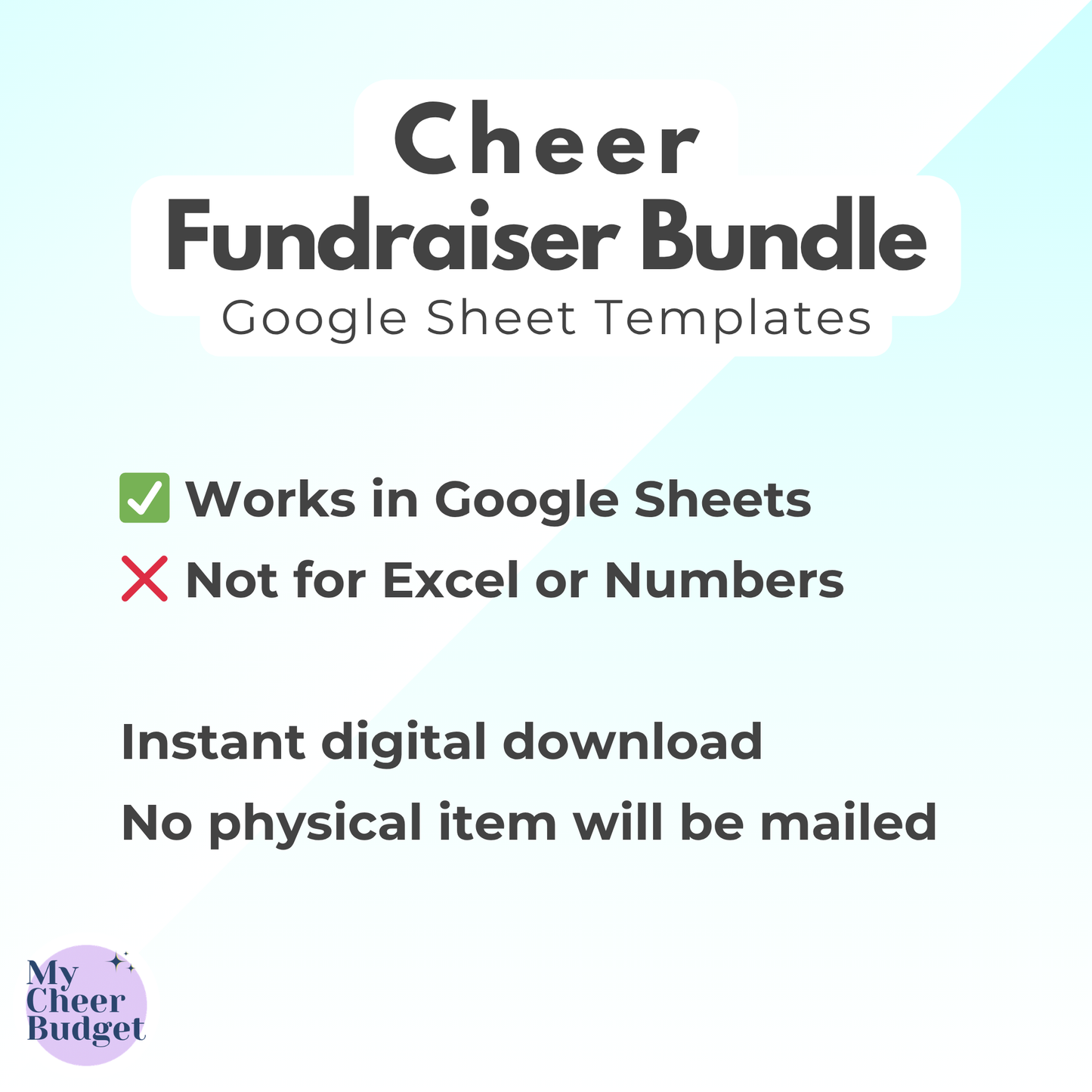 Fundraising Bundle, Ocean | Google Sheets Template