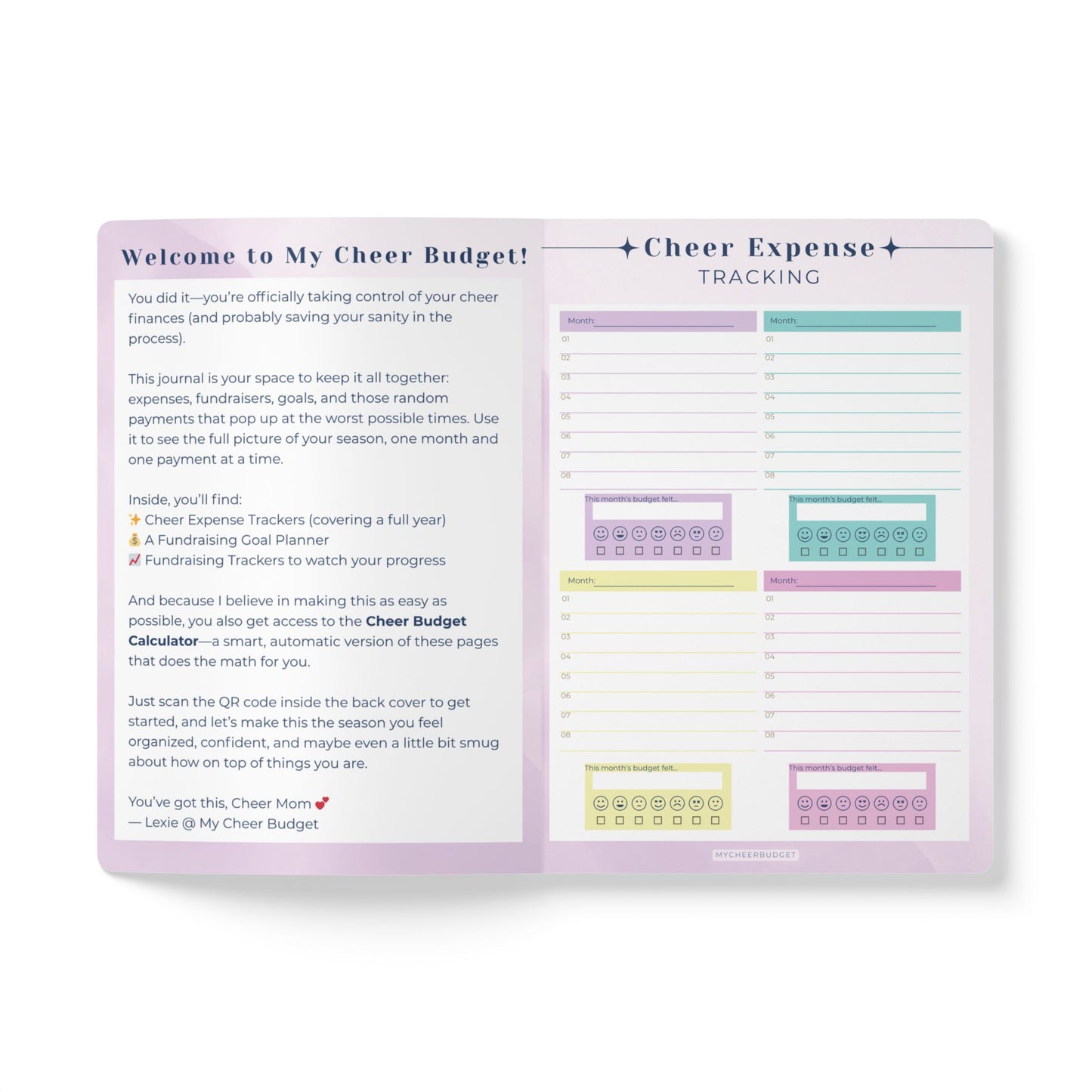 My Cheer Budget Journal + Calculator Bundle