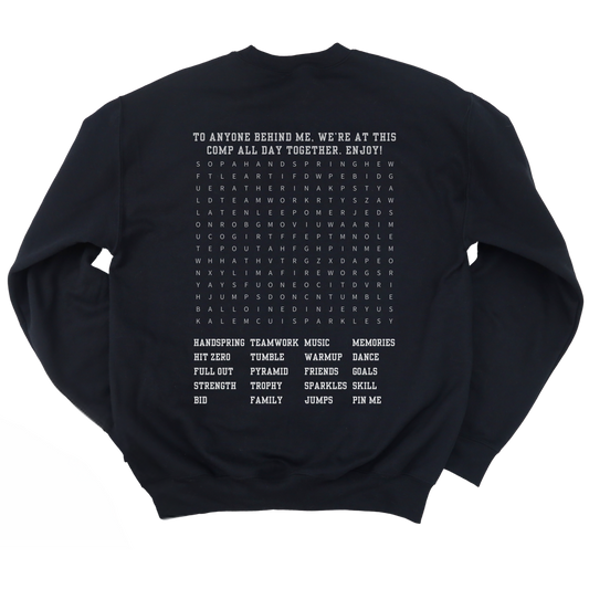 Comp Day Word Search | Crew Neck Sweatshirt
