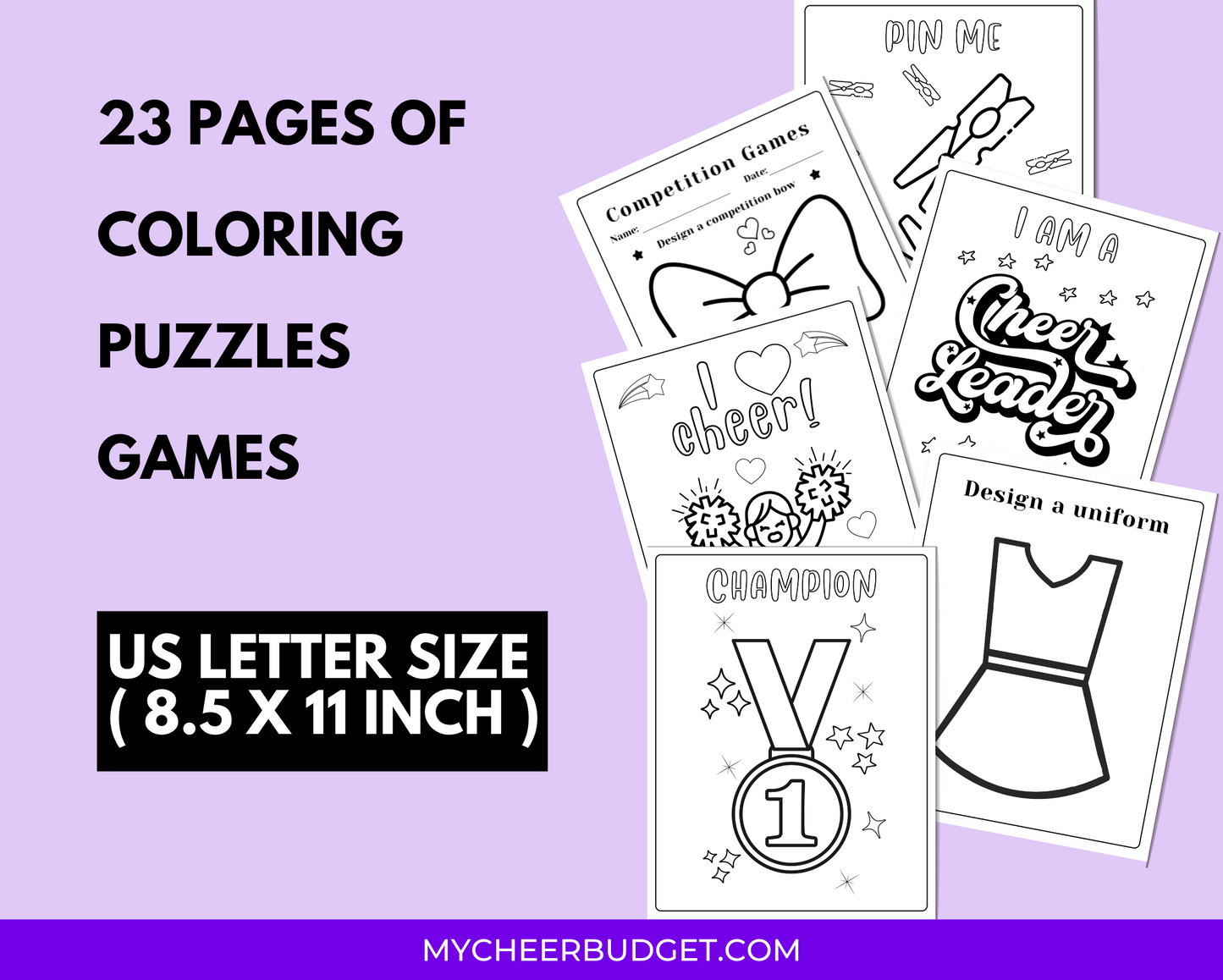 Cheer Activity & Coloring Book | Paperback