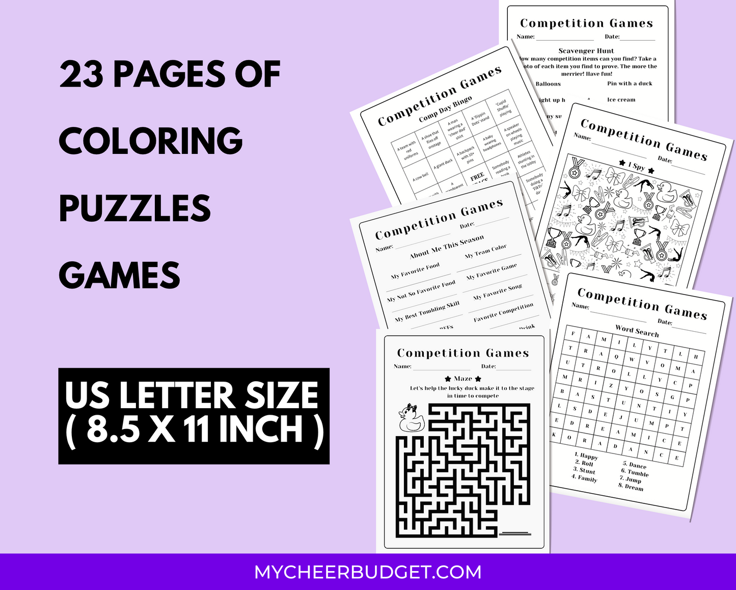 Cheer Activity & Coloring Book | Paperback