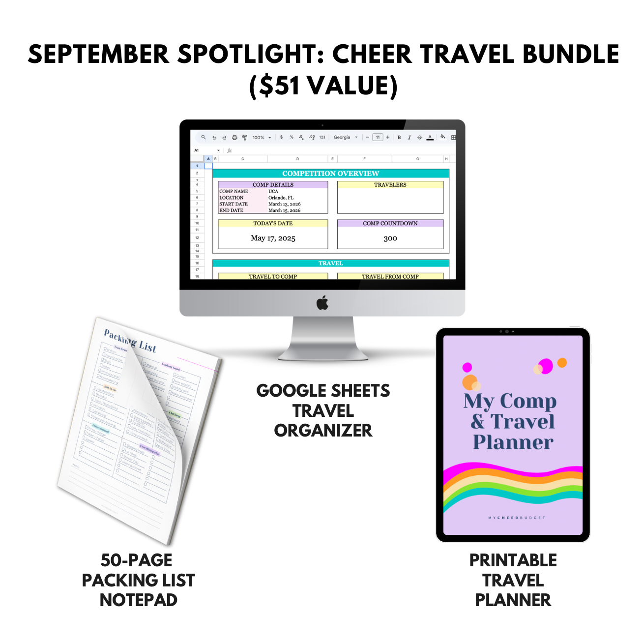 September Spotlight: Cheer Travel Bundle