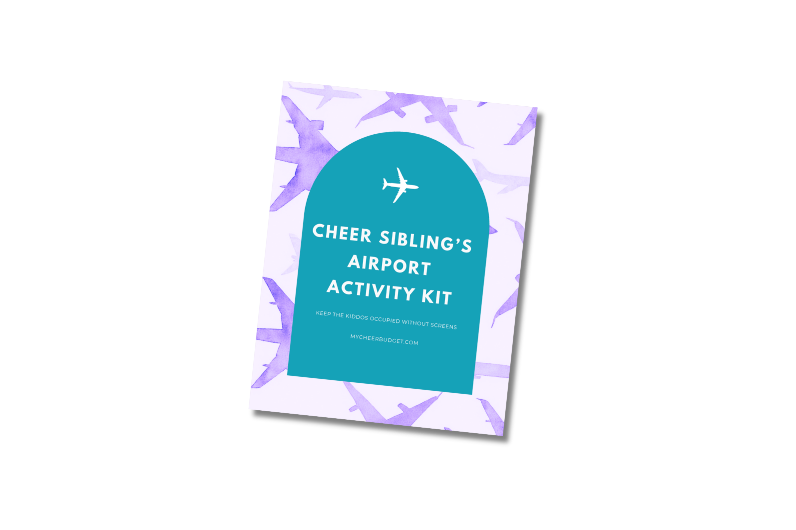 Cheer Sibling Airport Activity Book | Digital Download