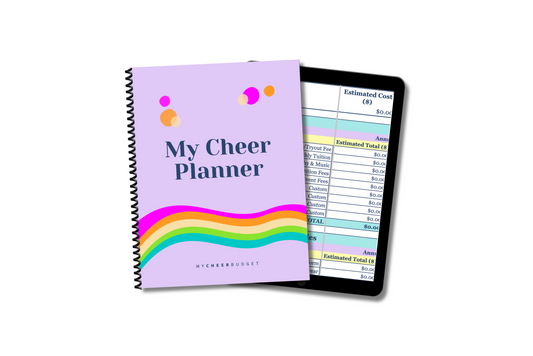Cheer Budget Starter Bundle | Spiral Bound + Spreadsheet