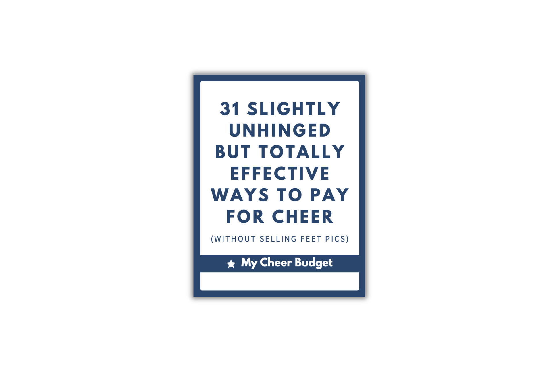 Free Cheer Fundraising Checklist – 31 Money-Making Ideas for Cheer Moms. Download this free printable checklist with 31 creative fundraising and side hustle ideas to help pay for cheerleading expenses—no gym approval or feet pics required.