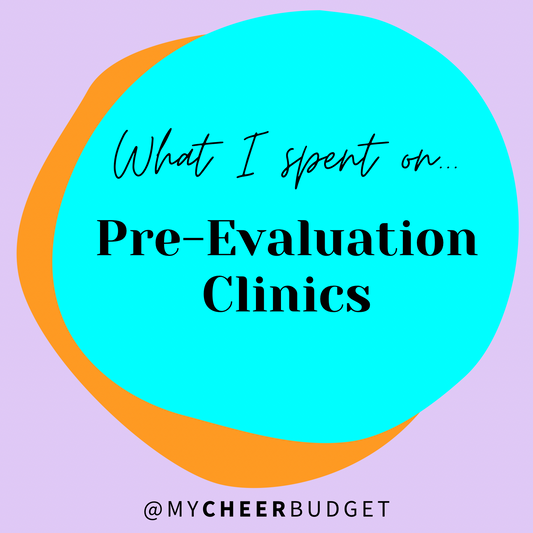 What I Spent: Pre-Evaluation Clinics