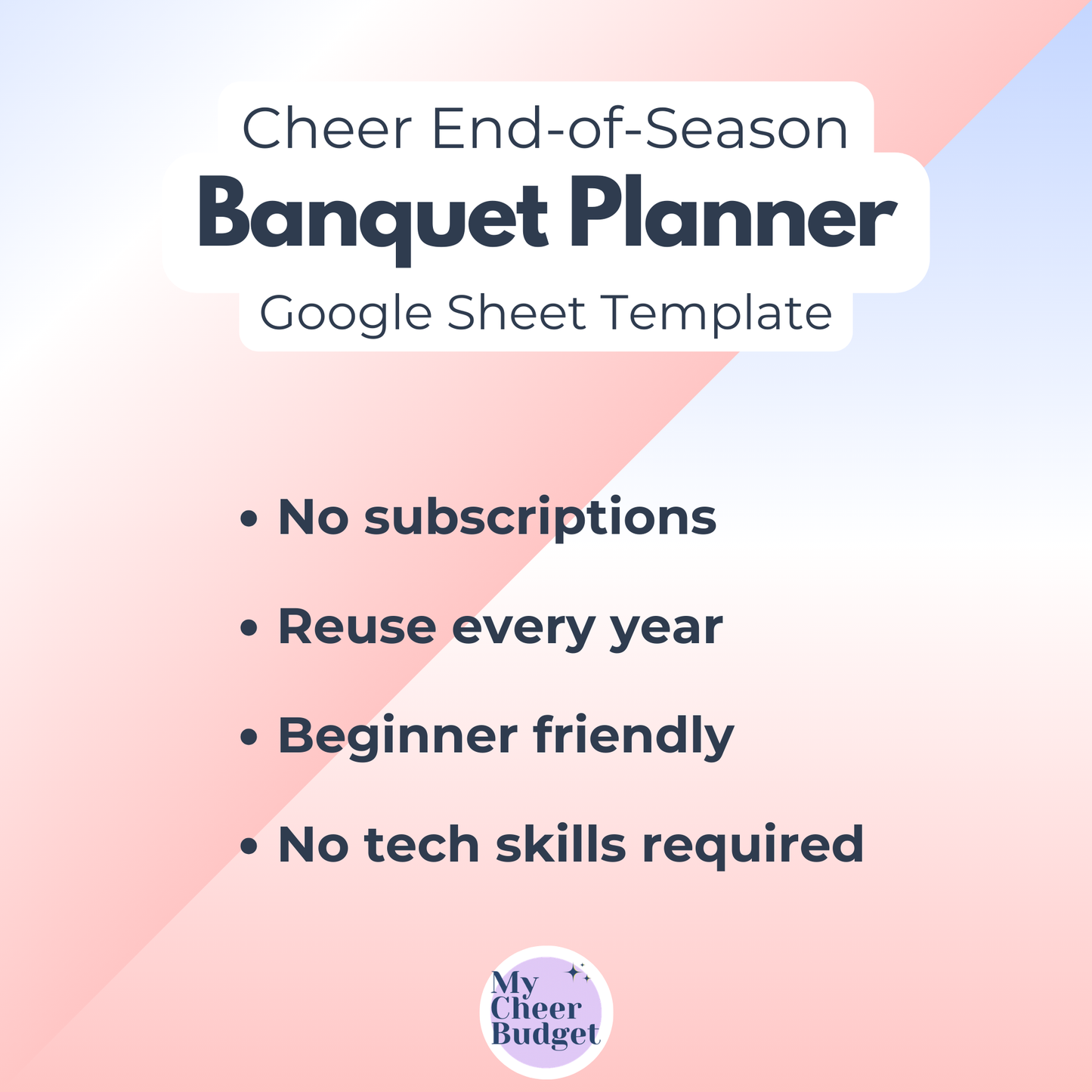 Banquet Planner | Google Sheets Template