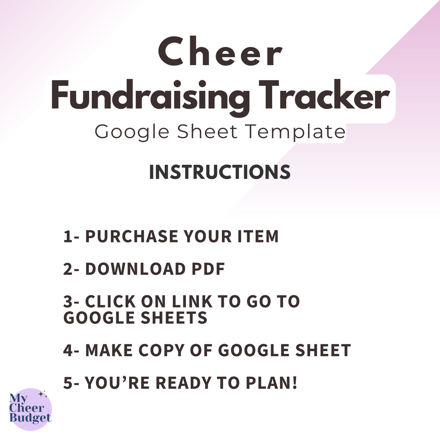 Fundraising Tracker, Wildflower | Google Sheets Template
