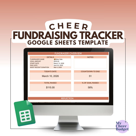 Fundraising Tracker, Terra Cotta | Google Sheets Template