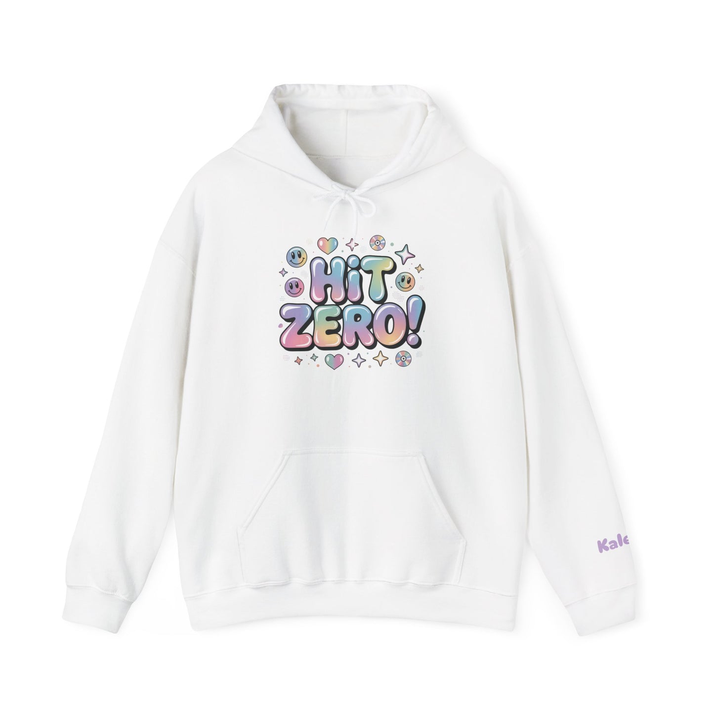 Hit Zero! Custom Pastel Y2K Hoodie - Personalized Hooded Sweatshirt