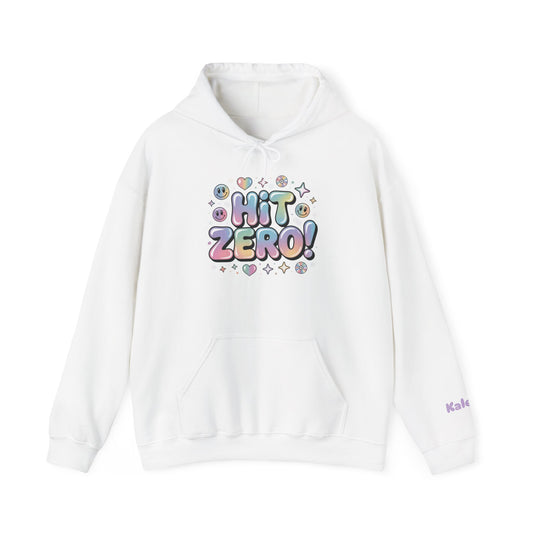 Hit Zero! Custom Pastel Y2K Hoodie - Personalized Hooded Sweatshirt