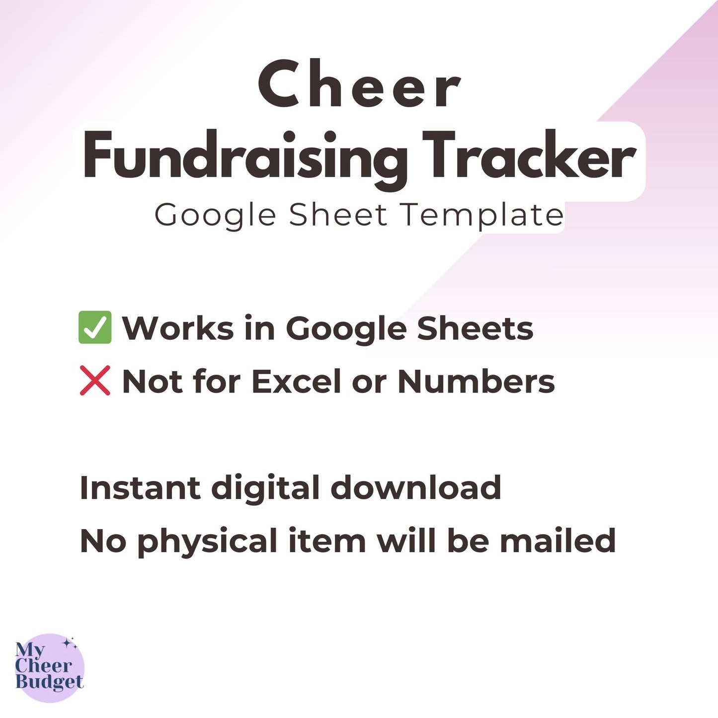 Fundraising Tracker, Wildflower | Google Sheets Template
