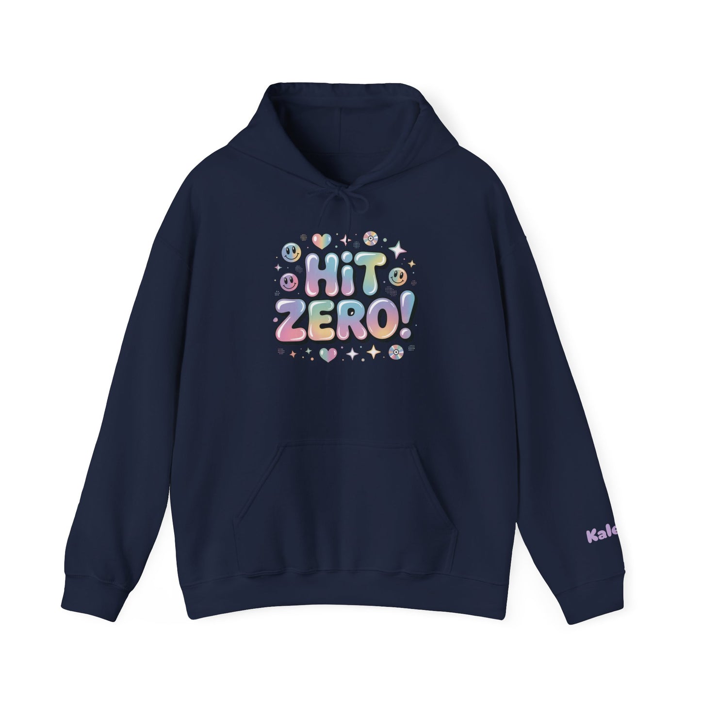 Hit Zero! Custom Pastel Y2K Hoodie - Personalized Hooded Sweatshirt