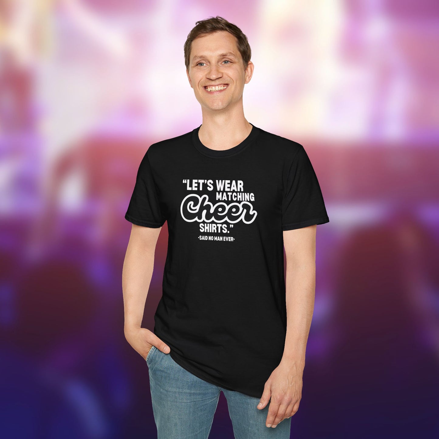 Let's Wear Matching Cheer Shirts | Cheerleading Dad T-Shirt