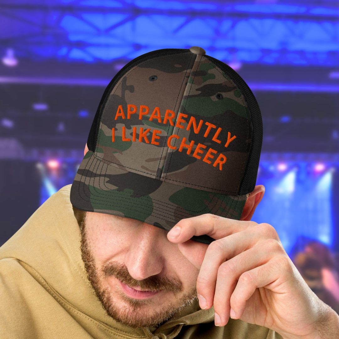 Apparently I Like Cheer | Embroidered Trucker Hat