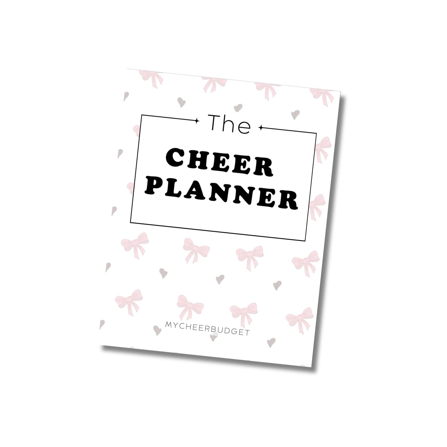 Pink Bows Undated Planner | Digital Download