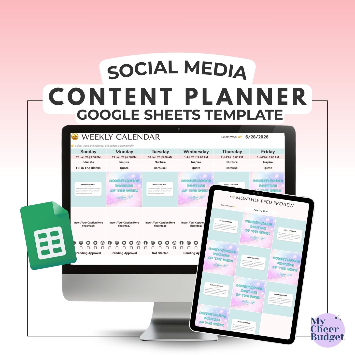 Content Planner | Google Sheets Template