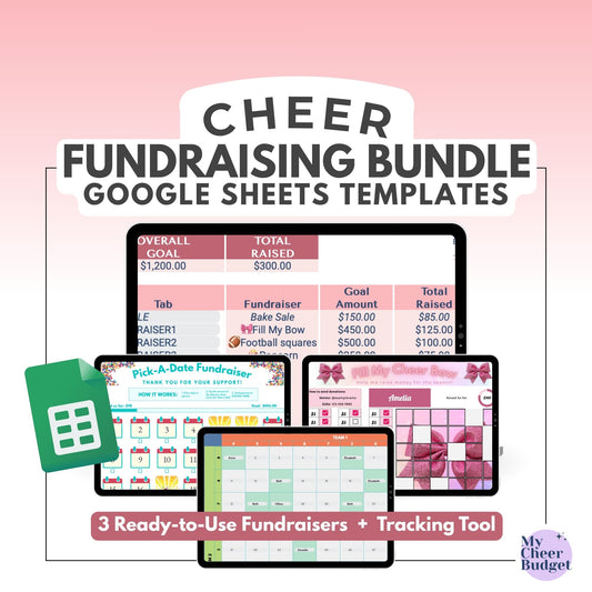 Fundraising Bundle, Rose Garden | Google Sheets Template