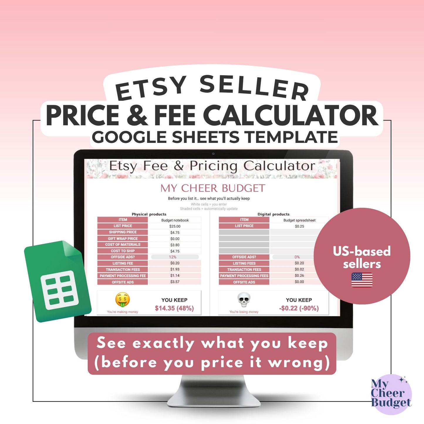 Etsy Fee Calculator | Google Sheets Template