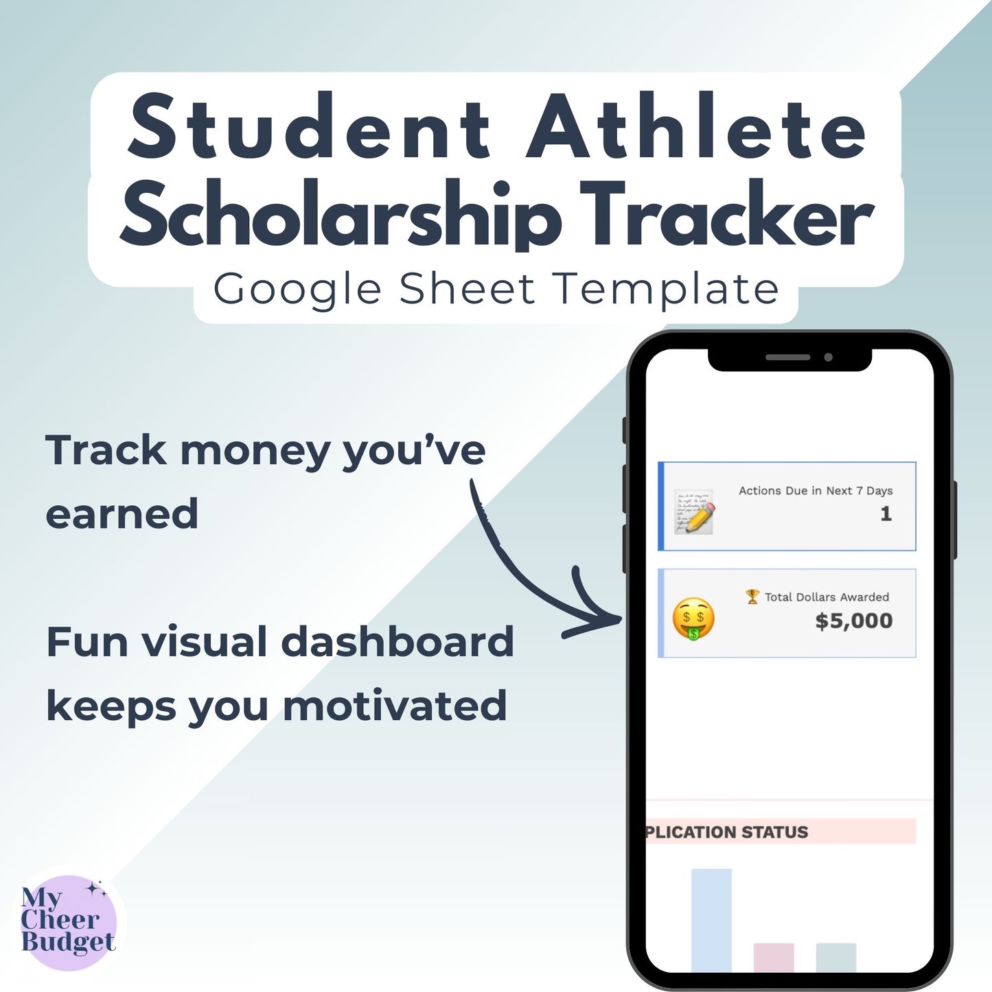 Scholarship Tracker for Student Athletes - Google Sheets Template