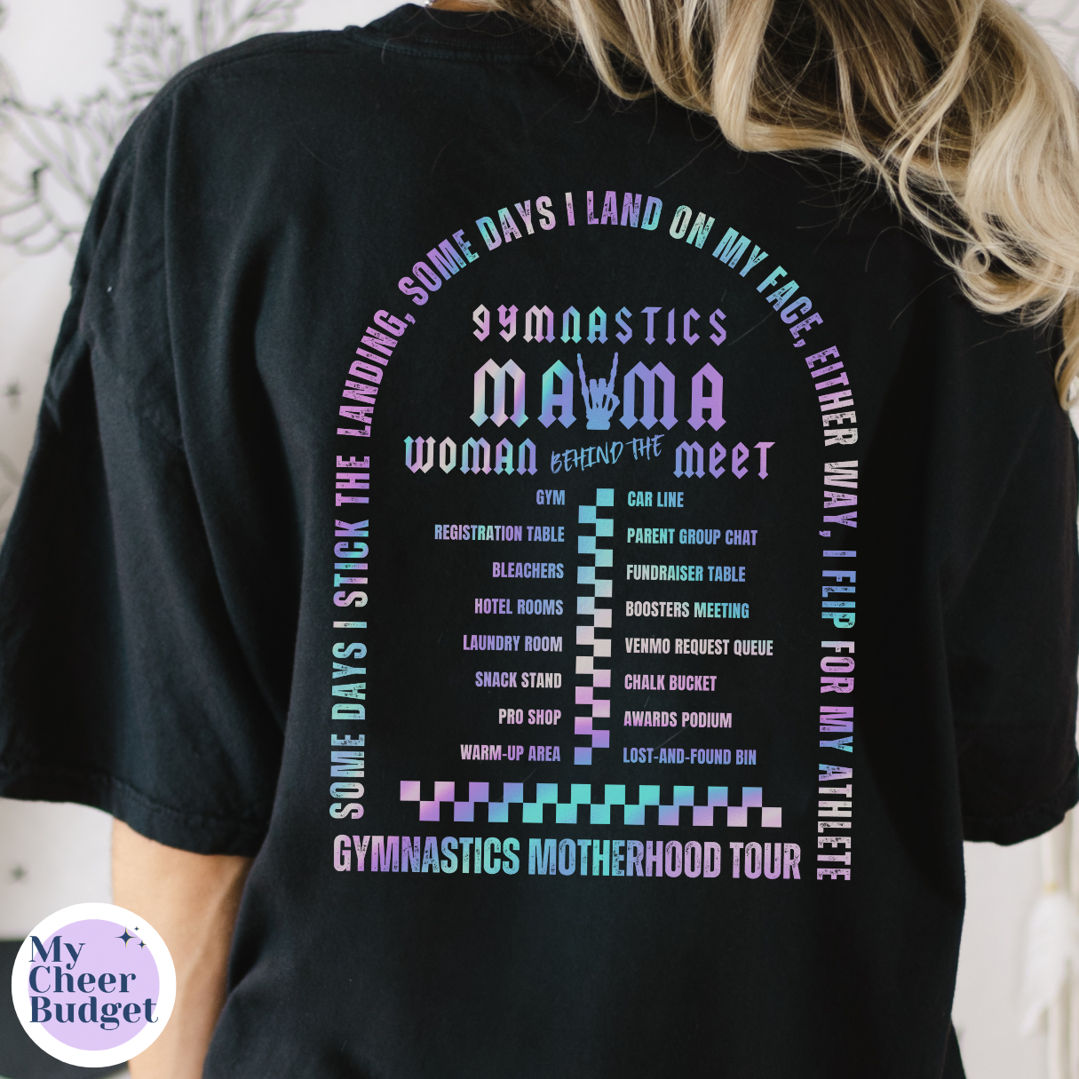 Gymnastics Mama Tour- Premium T-shirt
