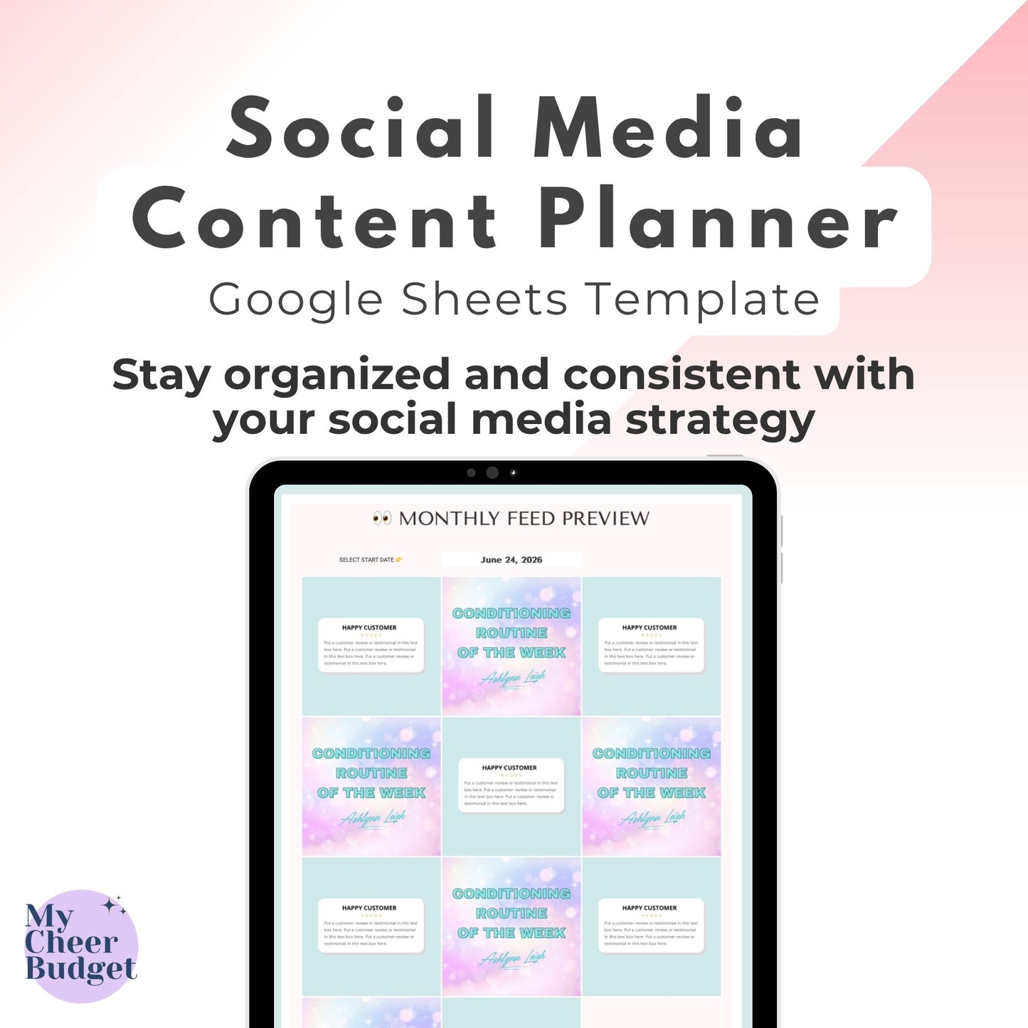 Content Planner | Google Sheets Template