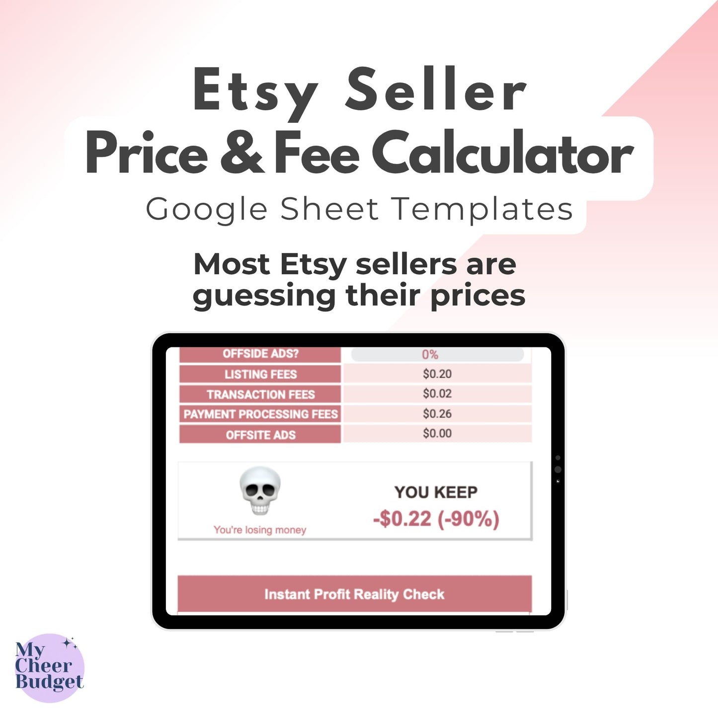 Etsy Fee Calculator | Google Sheets Template
