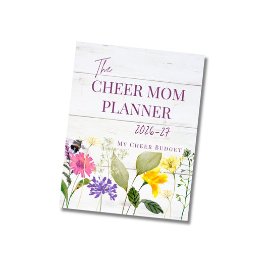 The Cheer Mom Planner 2026-27, Wildflower | Digital Download