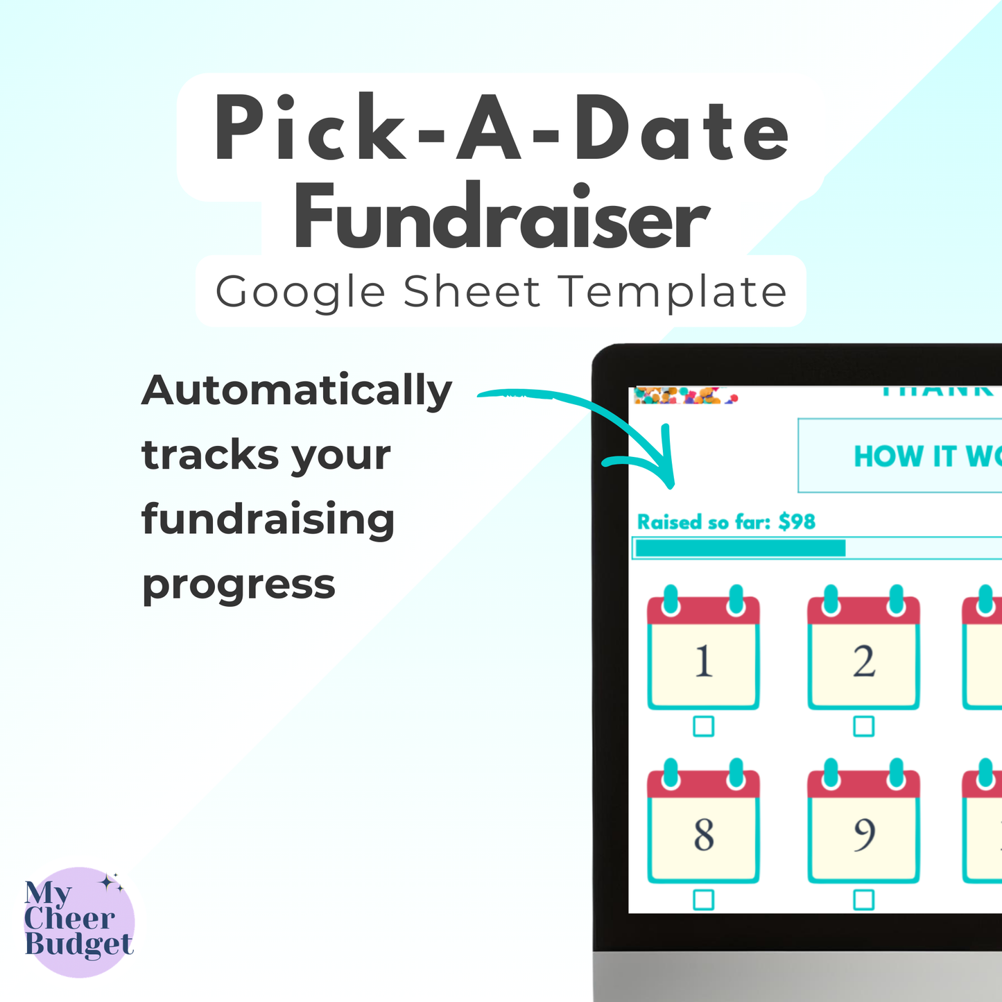Pick-A-Date Fundraiser | Google Sheets Template