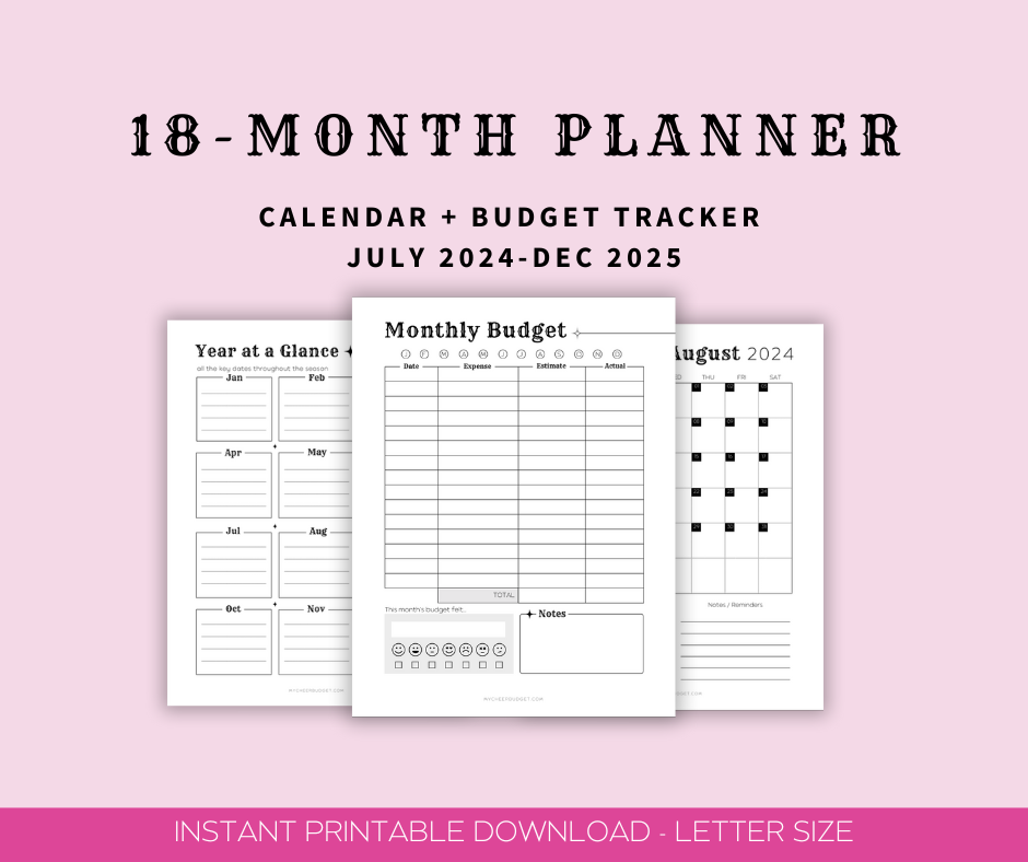 printable 2024-2025 planner for cheer moms with cowgirl theme digital download 