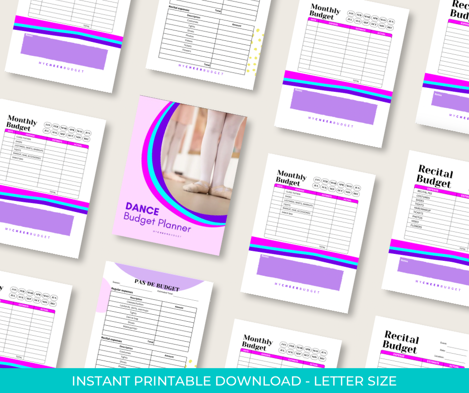 Dance Parent Budget Workbook | Digital Download