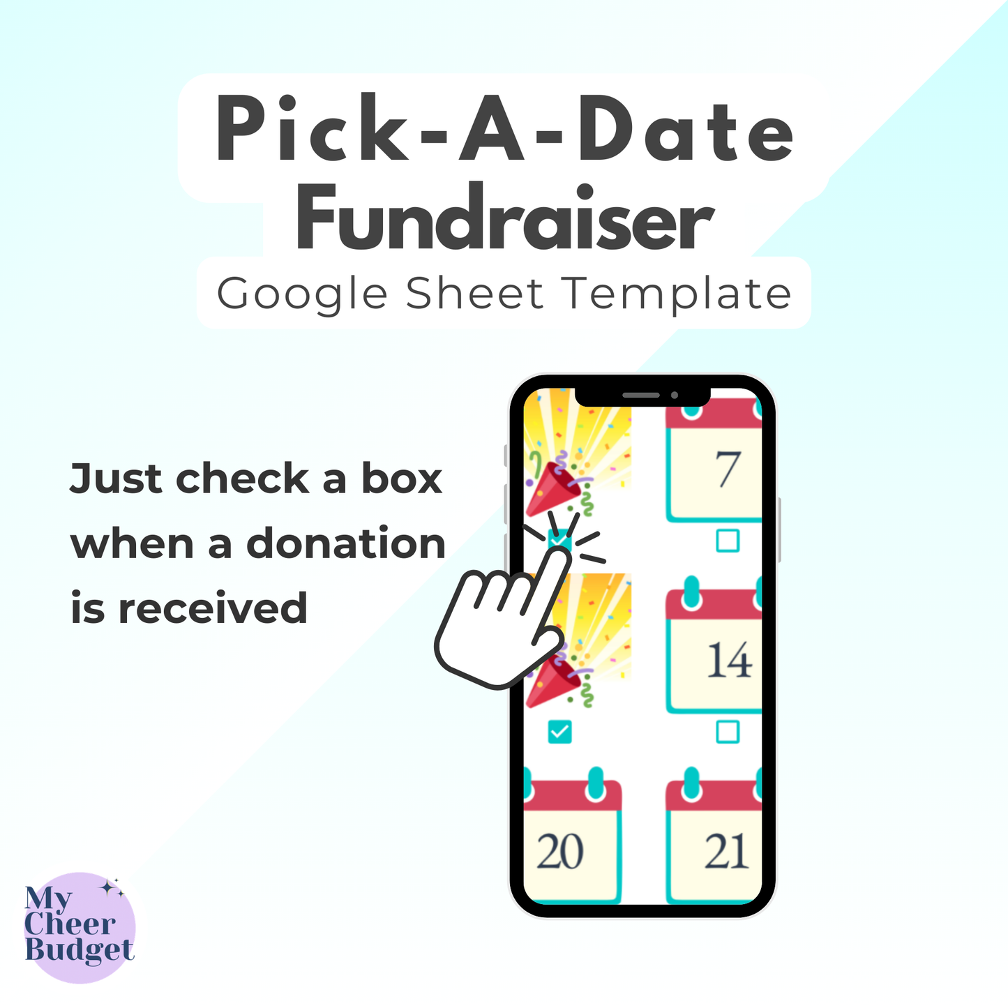 Pick-A-Date Fundraiser | Google Sheets Template