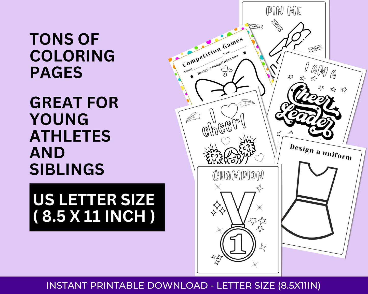 printable cheer activity book for cheerleaders