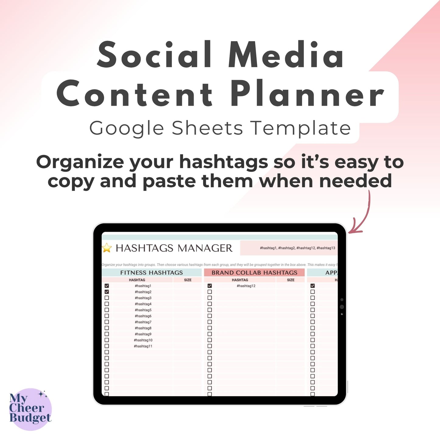 Content Planner | Google Sheets Template