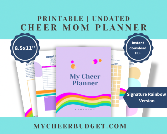 Cheer mom printable planner