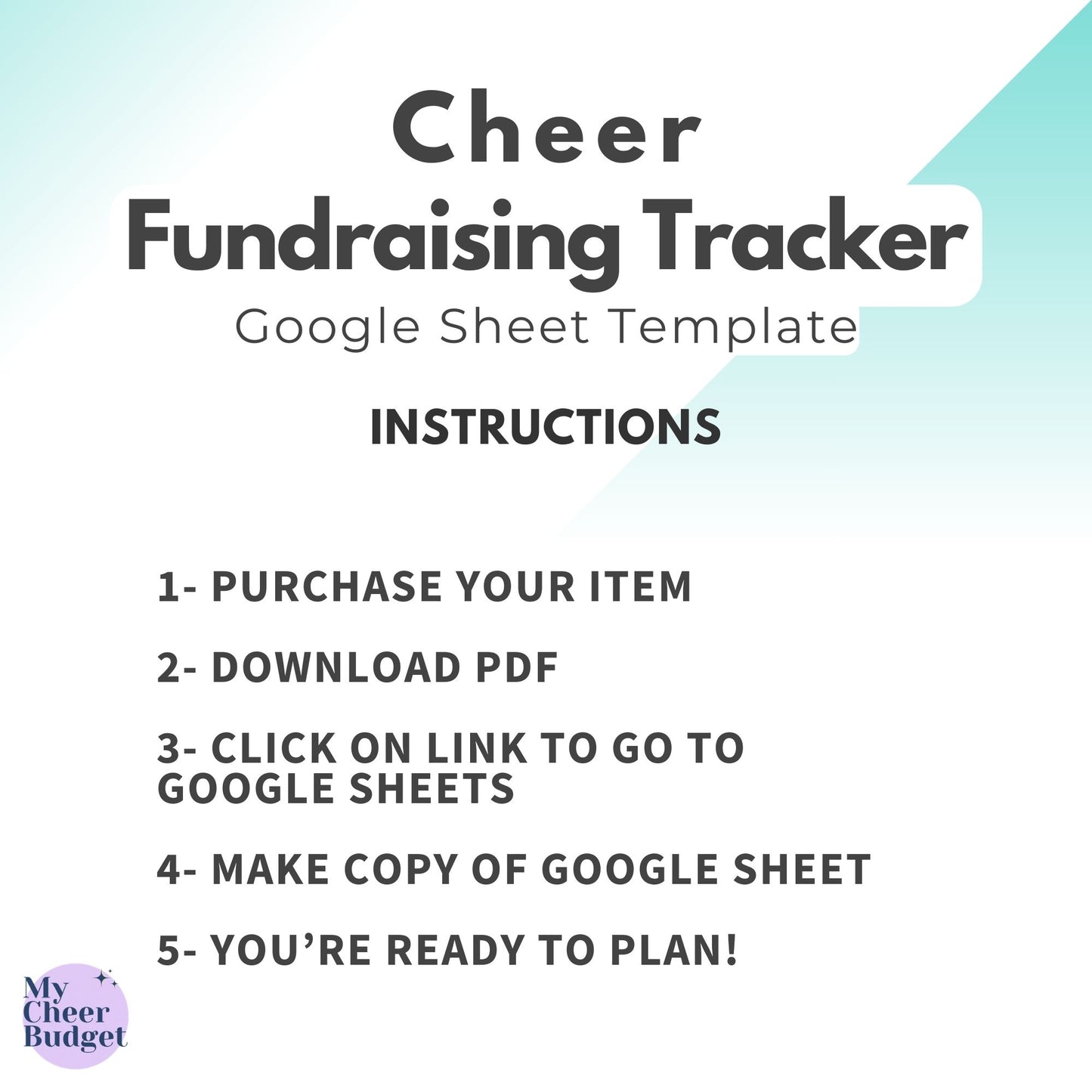 Fundraising Tracker, Ocean | Google Sheets Template