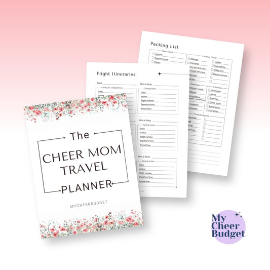Cheer Mom Competition Travel Planner | Digital Download