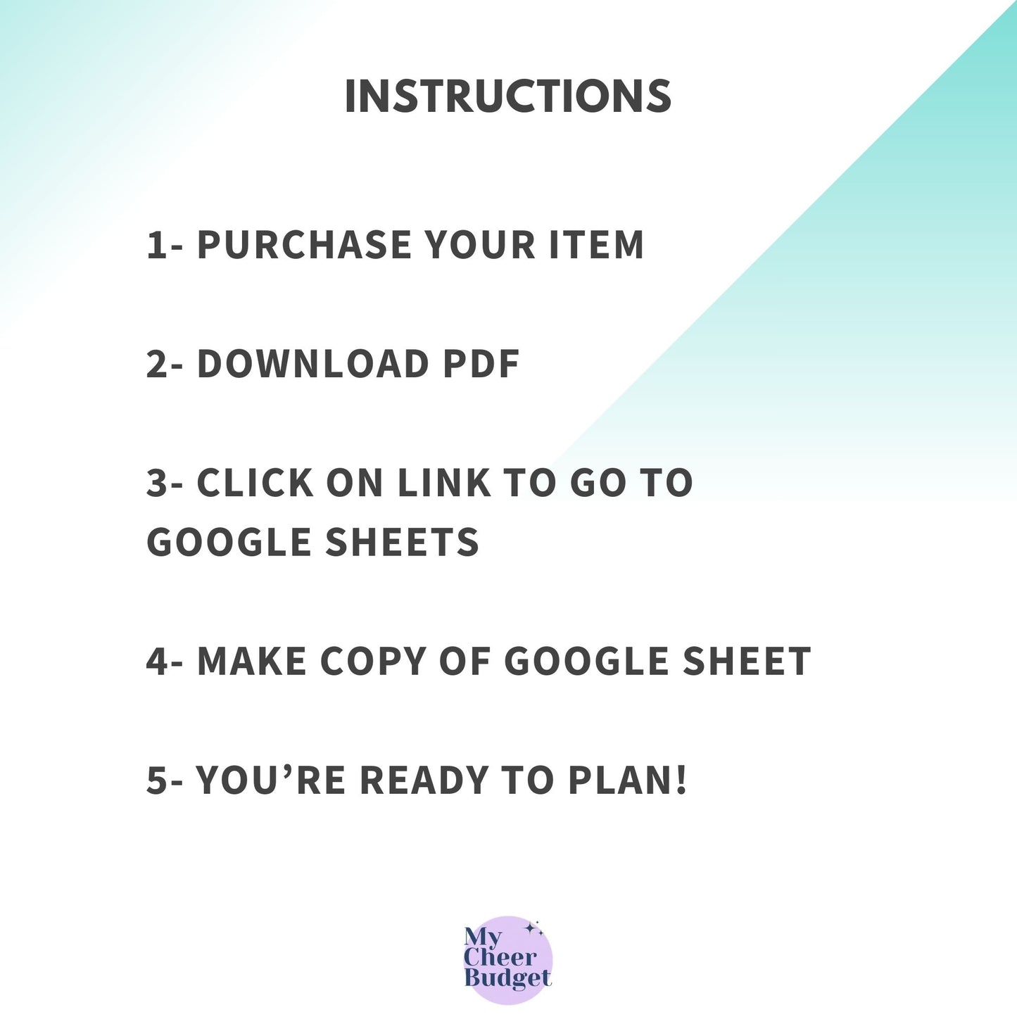 Cheer Travel Planner, Ocean | Google Sheets Template