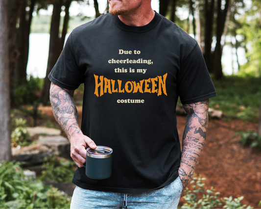 Funny cheerleading Halloween shirt