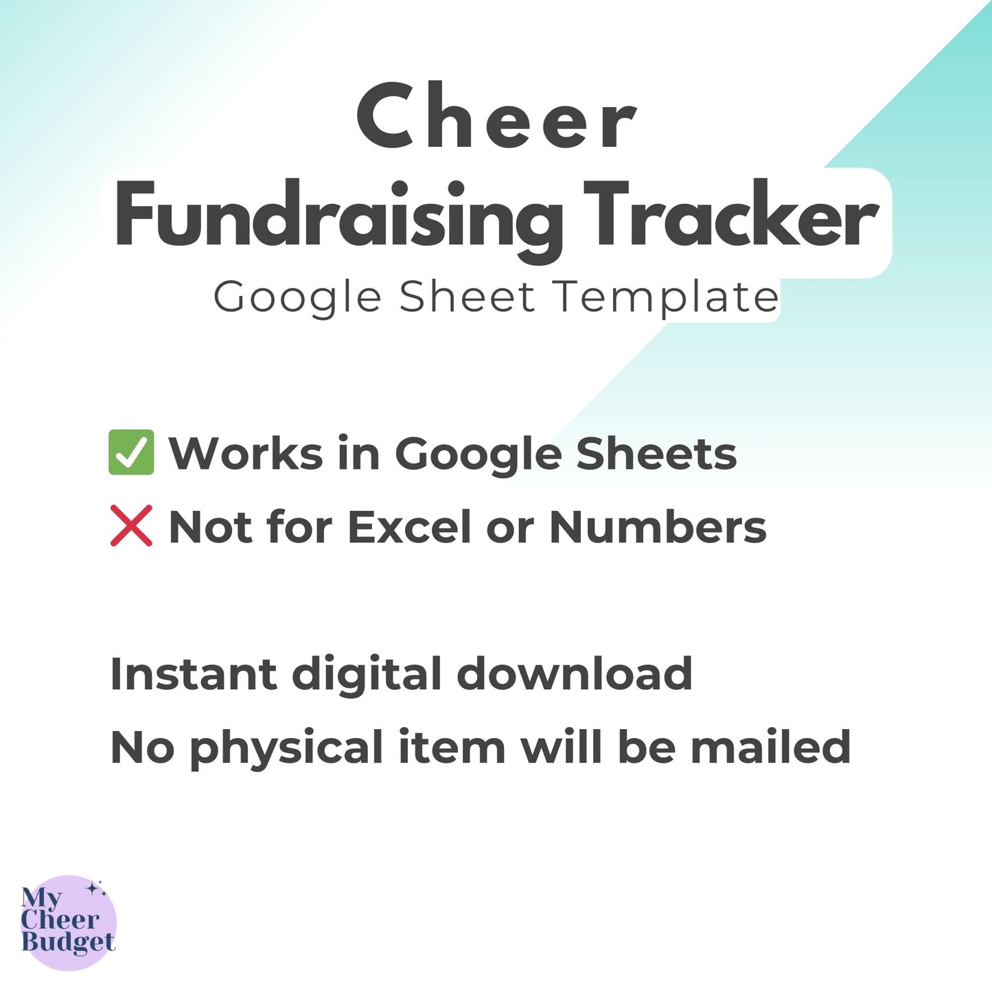 Fundraising Tracker, Ocean | Google Sheets Template