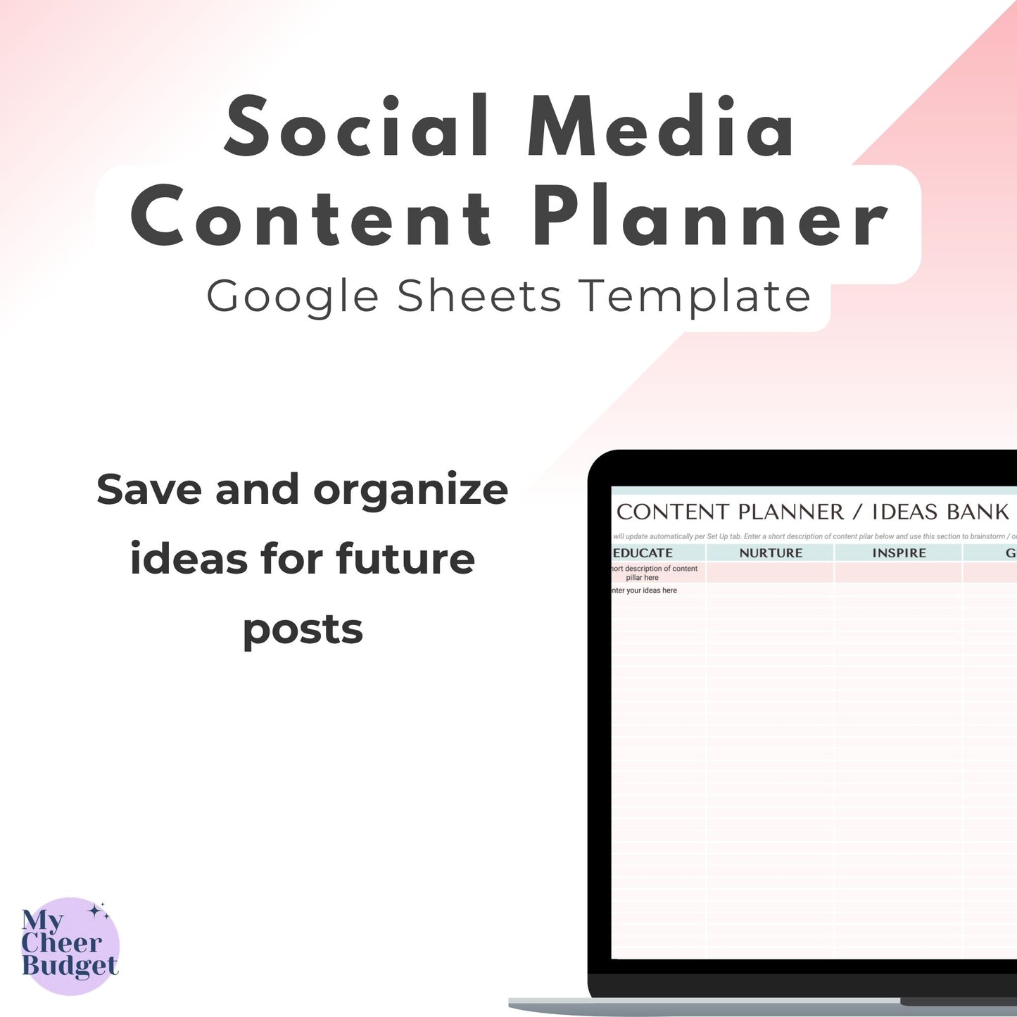 Content Planner | Google Sheets Template