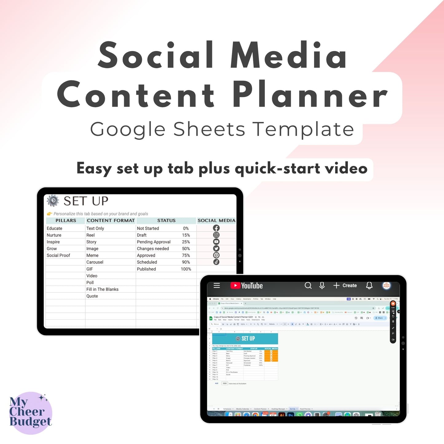 Content Planner | Google Sheets Template