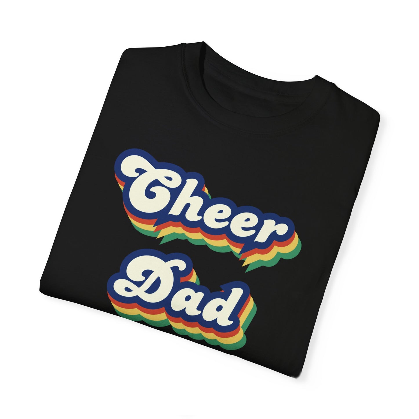 Retro Cheer Dad Shirt - Comfort Colors Tee