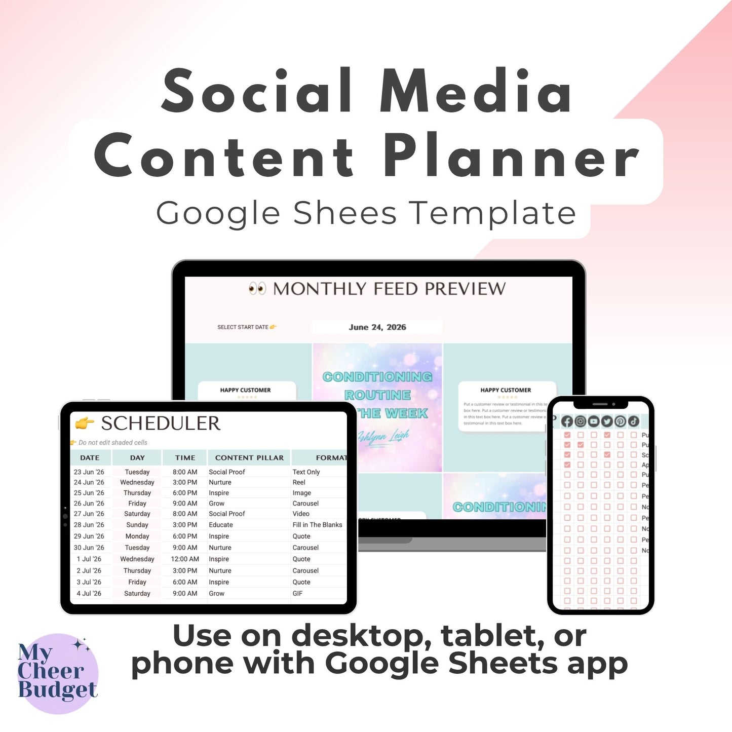 Content Planner | Google Sheets Template