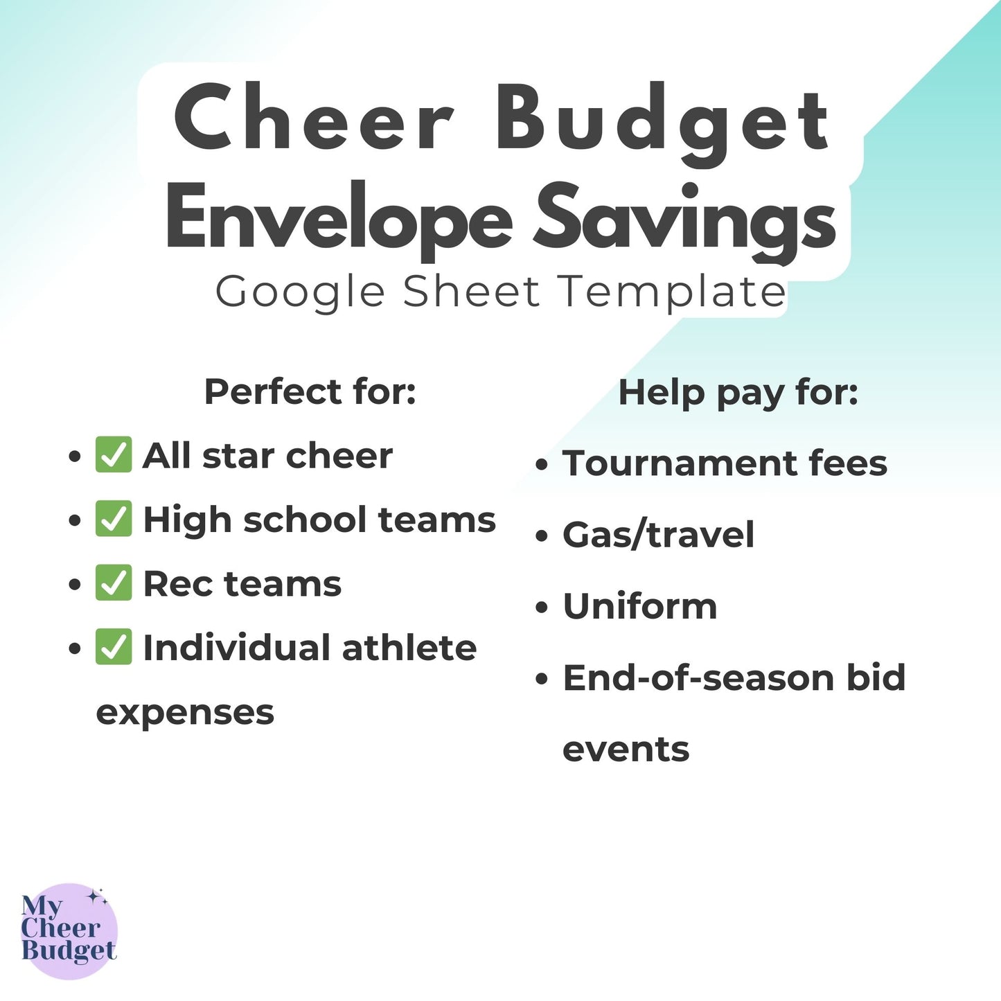 Digital Envelope Savings, Ocean | Google Sheets Template