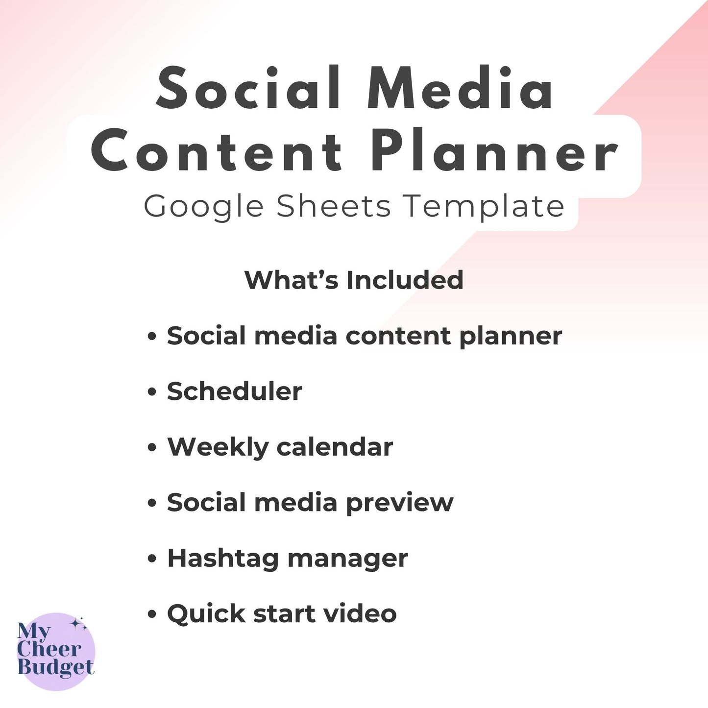 Content Planner | Google Sheets Template